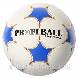 Мяч футбольный PROFIBALL 2500-14ABC (30шт) размер 5,ПУ 1,4мм,4слоя,32панели,410-. . фото 5