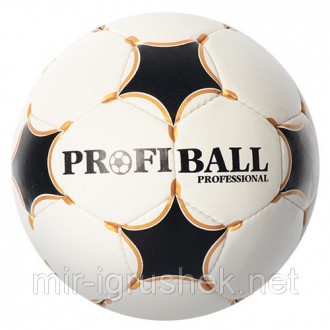 Мяч футбольный PROFIBALL 2500-14ABC (30шт) размер 5,ПУ 1,4мм,4слоя,32панели,410-. . фото 4