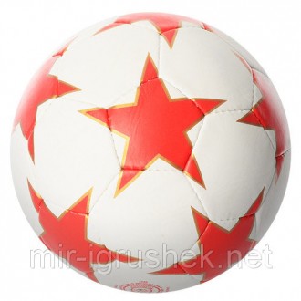 Мяч футбольный FINALE 2500-25AB (30шт) размер 5,ПУ 1,4мм,4слоя,32панели,410-430г. . фото 3