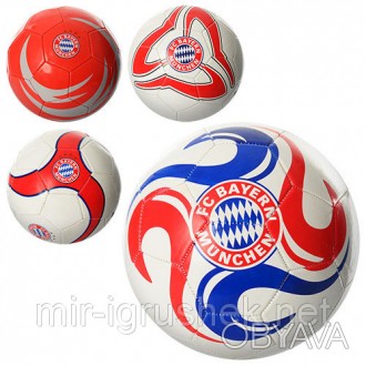 Мяч футбольный EV 3199 (30шт) размер 5, ПВХ 1,6мм, 2 слоя, 32 панели, 300-320г, . . фото 1