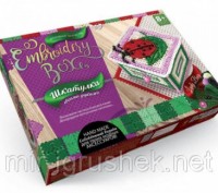 Набор шкатулка - вышивка Embroidery Box. 16 штук в упаковке.
Набор для творчеств. . фото 7