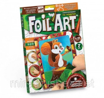 Набор Аппликация цветной фольгой Foil Art. 20 штук в упаковке.
«FOIL ART» САМОКЛ. . фото 7