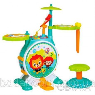 Игрушечная барабанная установка вдохновит малыша думать и действовать творчески.. . фото 1