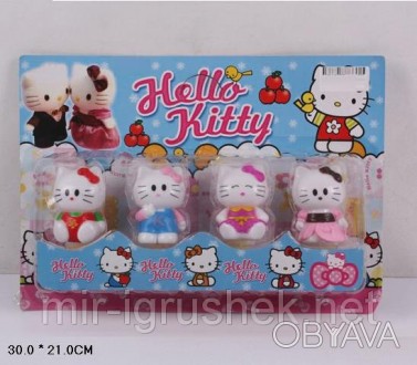 Фигурки Hello Kitty 8661 (120шт/2) на планшетке 20*21 см. . фото 1