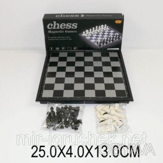 Шахматы магнит. SC5677 (48шт) в коробке 25*13*4см. . фото 1