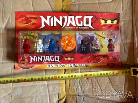 
Герои ninjago 6 штук на планшетке. 06203.
. . фото 1