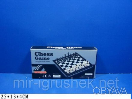 Шахматы магнит. 98601 (60шт/2) в коробке 25*4*13см. . фото 1