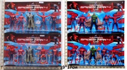 Spiderman M8778/79/80/81 5шт.4в.лист 43*25 ш.к./96/. . фото 1