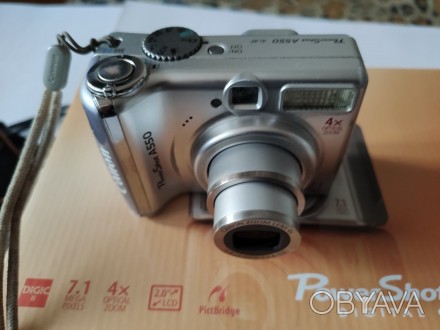 Фотоаппарат Canon PowerShot A550. Состояние отличное ! Матрица фотоаппарата 1/2,. . фото 1