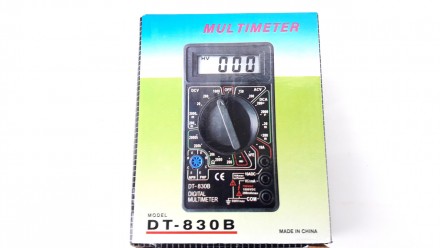 Мультиметр универсальный DT830B
DT830B - одна из самых бюджетных моделей, доступ. . фото 2
