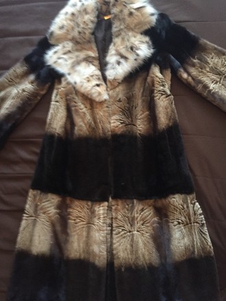 Продается шуба Quality furs норковая с воротником из рыси в отличном состоянии.. . фото 6