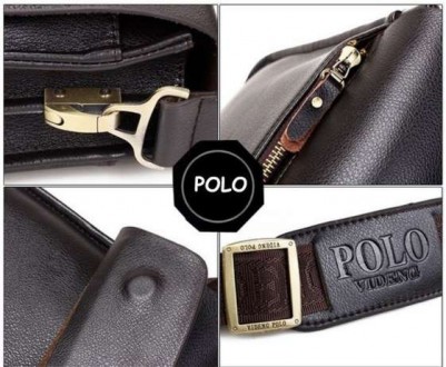 Мужская сумка POLO cделана из натуральной кожи + PUкожа, имеет стильный дизайн и. . фото 7