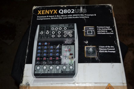 Продам мікшерний пультик Behringer Xenyx Q802 USB. Пульт у відмінному стані. Все. . фото 3