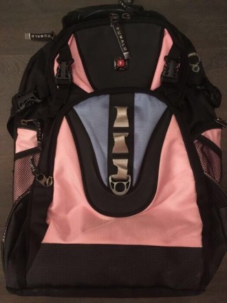 Рюкзак для школы и тур.походов! Оставшиеся расцветки: черный с розовыми вставкам. . фото 3