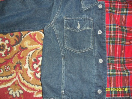 джинсова куртка на байковій підкладці 4кишені у дуже доброму стані. . фото 6