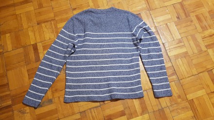 Продам джемпер (свитер) ZARA MAN. Цвет -- серый в белую полоску (на фото все вид. . фото 3