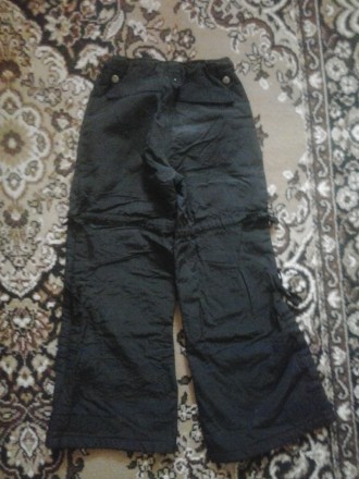 Зимние брюки (штаны) на возраст 9-10 лет.
Утепленные, черные. Пояс для лучшего . . фото 3
