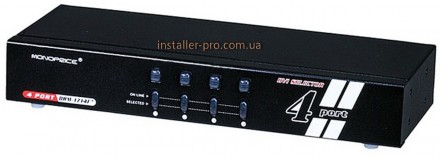 4X1 DVI коммутатор (switcher) позволяет совместное использование до 4-х DVI устр. . фото 2