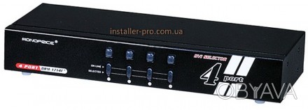 4X1 DVI коммутатор (switcher) позволяет совместное использование до 4-х DVI устр. . фото 1