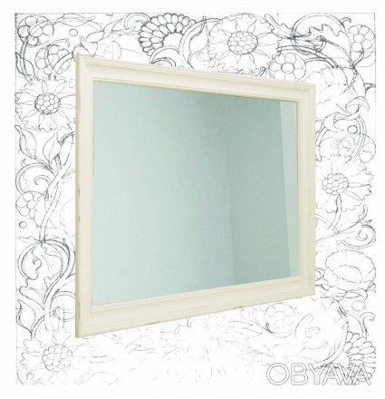 Зеркало в стиле «Прованс»
Материал рамы: МДФ
Размер: 70Х100Х4,5 см
Цвет: слон. . фото 1