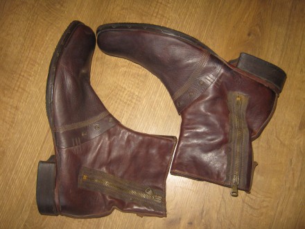 Полу сапоги мужские кожаные Vero Cuoio. Производство Италия. В хорошем состоянии. . фото 10