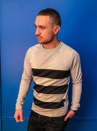 Пуловер мужской со вставками из 3D трикотажа
Ткань: трикотаж-двухнитка, хлопок-. . фото 2