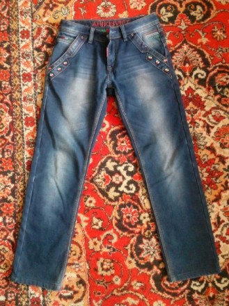 Мужские джинсы на флисе 380 грн.длина 99см.состояние идеальное!!!пишите   спраши. . фото 2