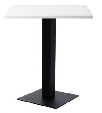 Опора для стола, нержавеющая сталь, высота 72 см, основание квадратное, размер 4. . фото 4