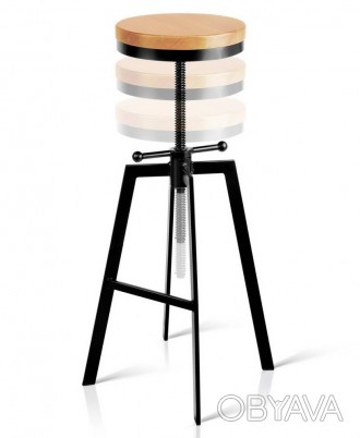 
Барный стул, высокий, основание металлическое, подножка металлическая, крашенно. . фото 1