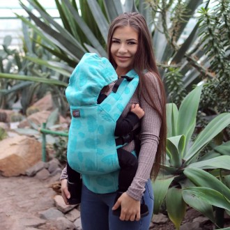 Представляю Вам эрго-рюкзак DLIGHT, полностью выполненный из ткани шарфового пле. . фото 5