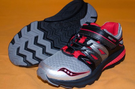 Фирменные кроссовки Saucony  на удобных липучках    с технологией ANTI-ODOR -   . . фото 6