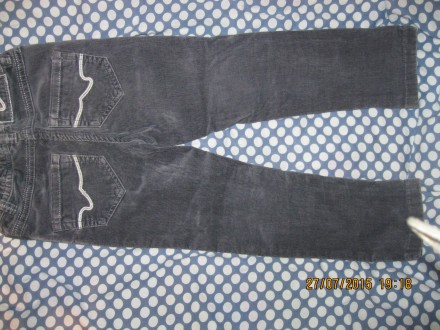 Продам вельветовые джинсики ТМ Palomino, рост 104 см, длина по внутреннему боков. . фото 3
