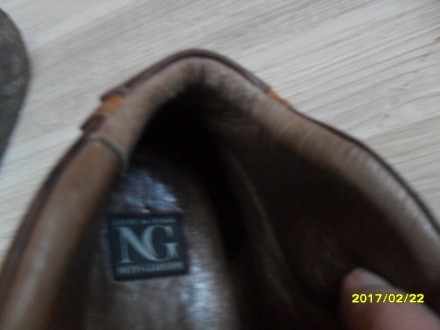 черевики коричневого кольору NERO GIARDINIІталія  у доброму стані шкіряні зверху. . фото 6