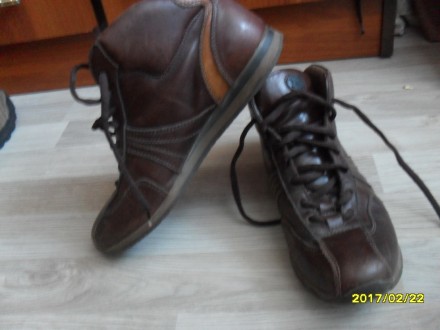 черевики коричневого кольору NERO GIARDINIІталія  у доброму стані шкіряні зверху. . фото 3