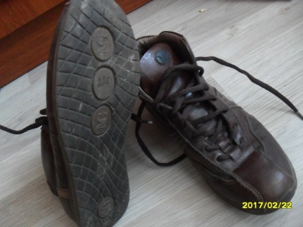 черевики коричневого кольору NERO GIARDINIІталія  у доброму стані шкіряні зверху. . фото 4