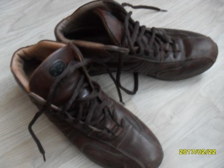черевики коричневого кольору NERO GIARDINIІталія  у доброму стані шкіряні зверху. . фото 2