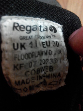 Продам детские ботинки Regatta размер Euro 30, по стельке 18 см.  Верх - дышащая. . фото 8
