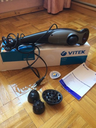 Массажер Vitek для тела  предназначен для использования в домашних условиях - ак. . фото 2