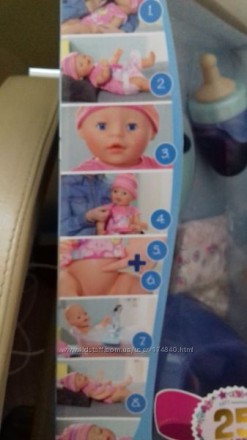 Кукла BABY BORN - ОЧАРОВАТЕЛЬНАЯ МАЛЫШКА (43 см, с аксессуарами) 
 Оригинал!!!
. . фото 4
