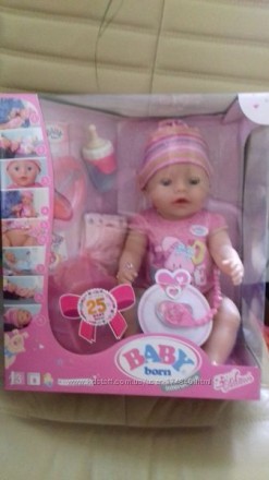 Кукла BABY BORN - ОЧАРОВАТЕЛЬНАЯ МАЛЫШКА (43 см, с аксессуарами) 
 Оригинал!!!
. . фото 2