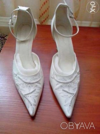 Продам свадебные туфли, в хорошем состоянии, одеты 1 раз.. . фото 1