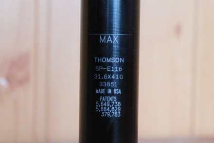 Підседел, глагол Thomson Elite 31.6mm
відмінний стан. . фото 4