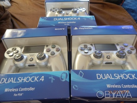 Продам новый Dualshock 4 silver. . фото 1