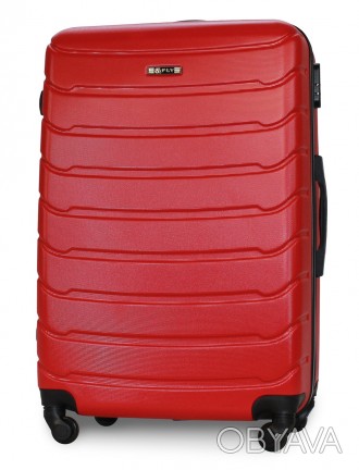 
Большой пластиковый чемодан в багажное отделение Fly 1107 выполнен из противоуд. . фото 1