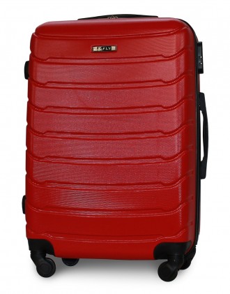 
Средний пластиковый чемодан в багажное отделение Fly 1107 выполнен из противоуд. . фото 2