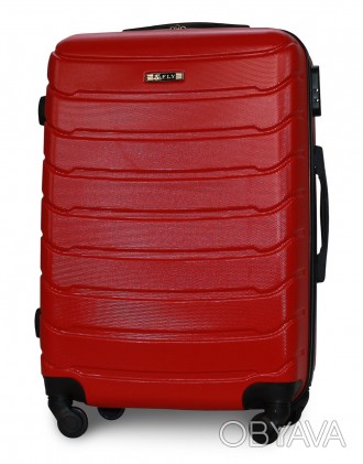 
Средний пластиковый чемодан в багажное отделение Fly 1107 выполнен из противоуд. . фото 1