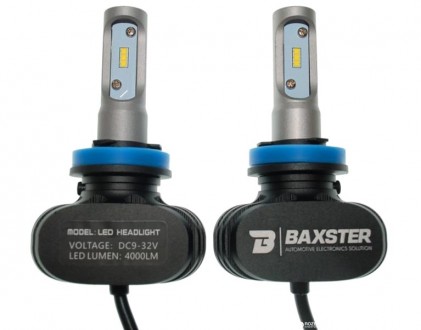 
Кратко о Baxster S1 H11 5000K 4000Lm (2 шт):Мощность - 25W Светоотдач. . фото 2