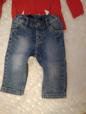 Любимі)))))
Дуже класні і зручні джинси прямого крою. На розмір 86-98 (ми так н. . фото 5