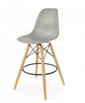 
Высокий дизайнерский барный стул DSW Bar Eames Style выделяется оригинальным вн. . фото 3
