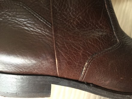 коричневые кожаные ботинки полусапоги Kenneth Cole оригинал 
натуральная кожа в. . фото 7